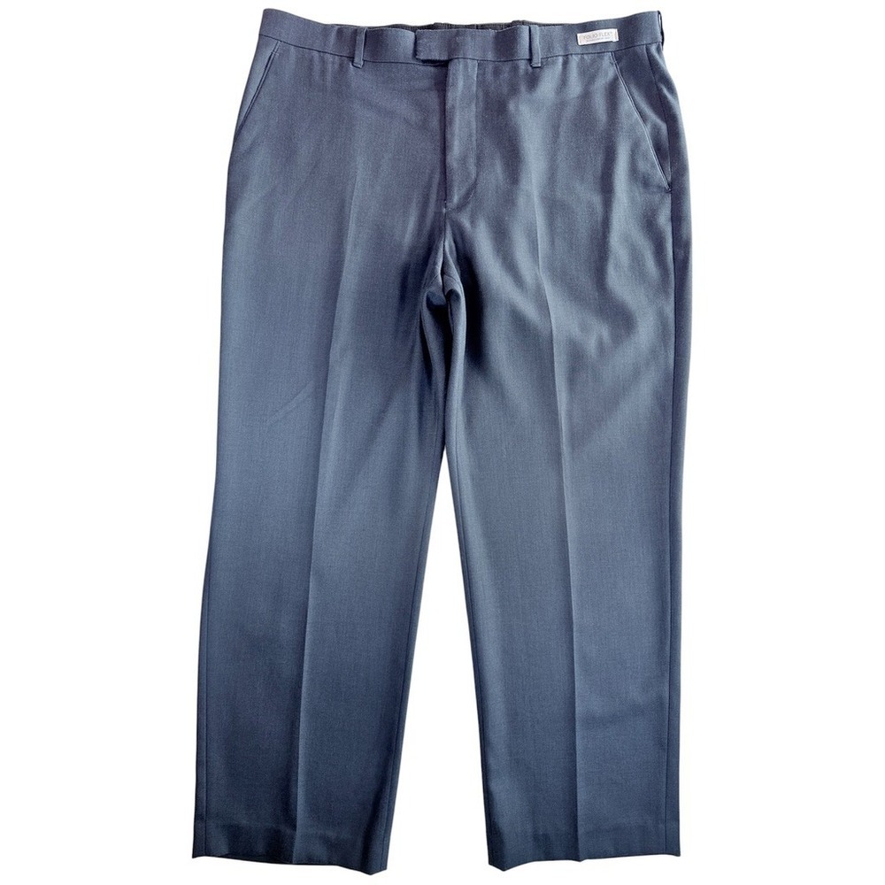 Perry Ellis Portfolio Dress Pants Mens 38x29 Blue Folio-Flex Classic Fit‎